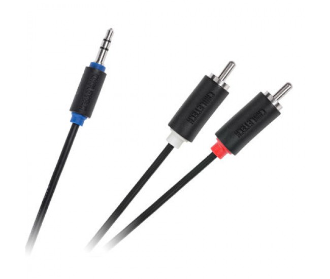 CABLU JACK 3.5 TATA - 2RCA TATA CABLETECH STANDARD 10M 