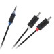 CABLU JACK 3.5 TATA - 2RCA TATA CABLETECH STANDARD 3M 