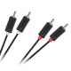 CABLU 2RCA TATA - 2RCA TATA CABLETECH STANDARD 1.8M 