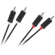 CABLU 2RCA TATA - 2RCA TATA CABLETECH STANDARD 3M 