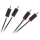 CABLU 2RCA TATA - 2RCA TATA CABLETECH STANDARD 5M 