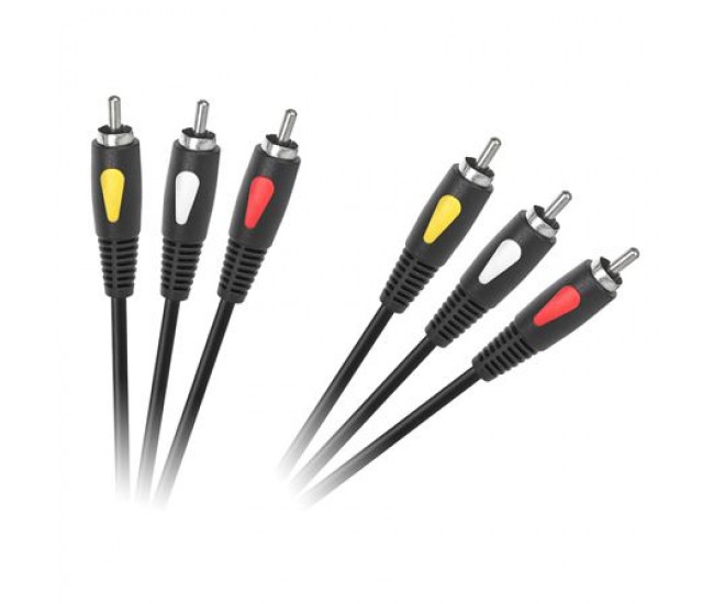 CABLU 3RCA-3RCA 1.0M ECO-LINE CABLETECH 