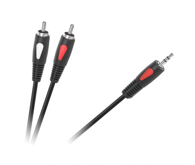 CABLU 3.5 TATA-2RCA 5.0M ECO-LINE CABLETECH 