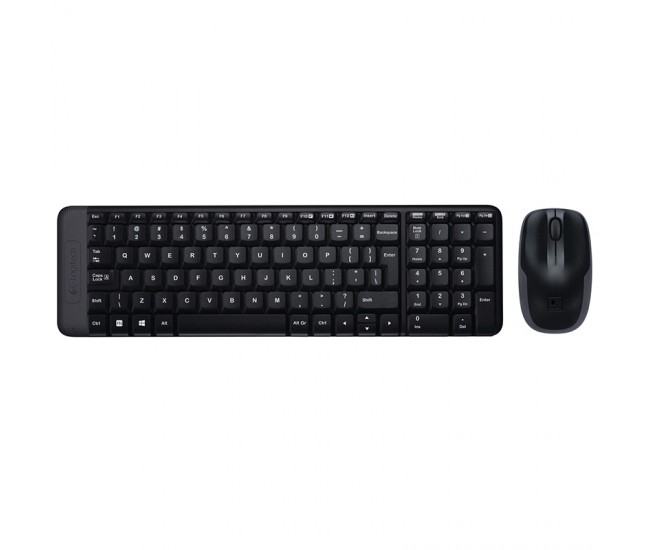 KIT TASTATURA SI MOUSE WIRELESS MK220 LOGITECH 