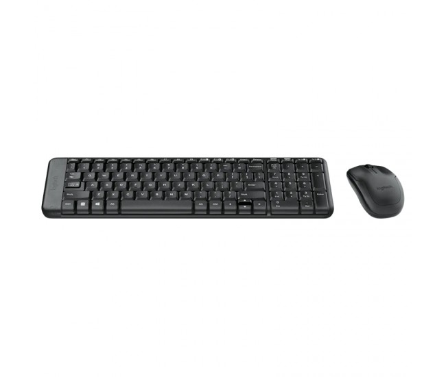 KIT TASTATURA SI MOUSE WIRELESS MK220 LOGITECH 