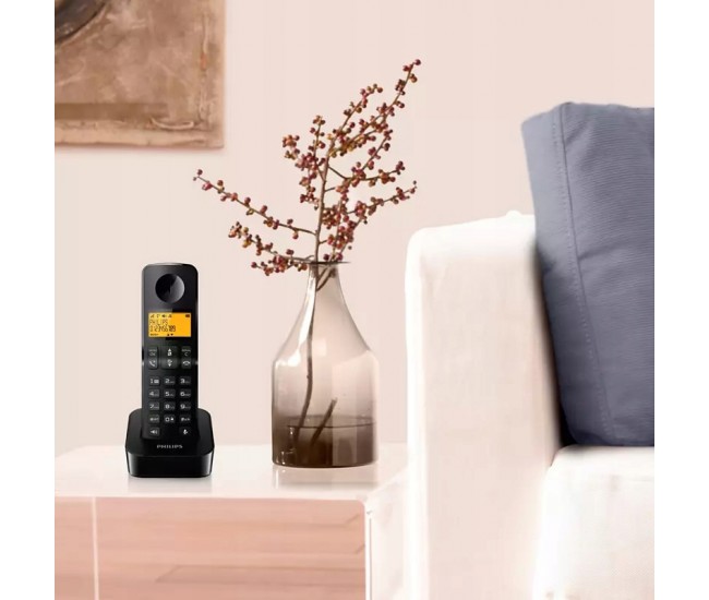 TELEFON DECT D2602 NEGRU PHILIPS 