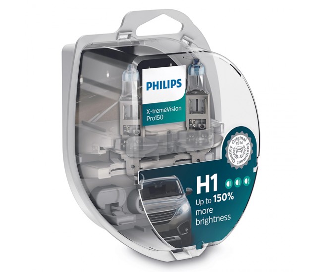 SET 2 BUC BECURI AUTO H1 X-TREME VISION PHILIPS 