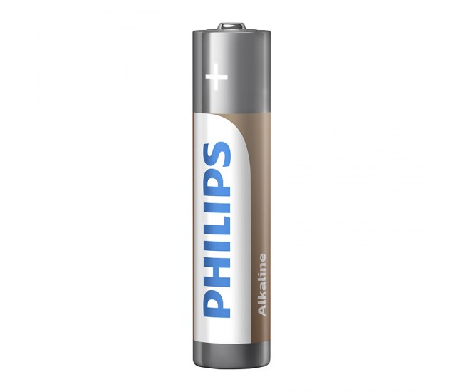 BATERIE ENTRY ALKALINE AAA LR03 BLISTER 10 BUC PHILIPS 