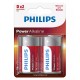 BATERIE POWER ALKALINE LR20 D BLISTER 2 BUC PHILIPS 