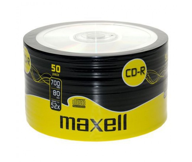 CD-R MAXELL 700MB 52X SPINDLE 50 