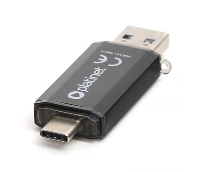 FLASH DRIVE USB 3.0 SI TYPE C 128GB C-DEPO PLATINET 