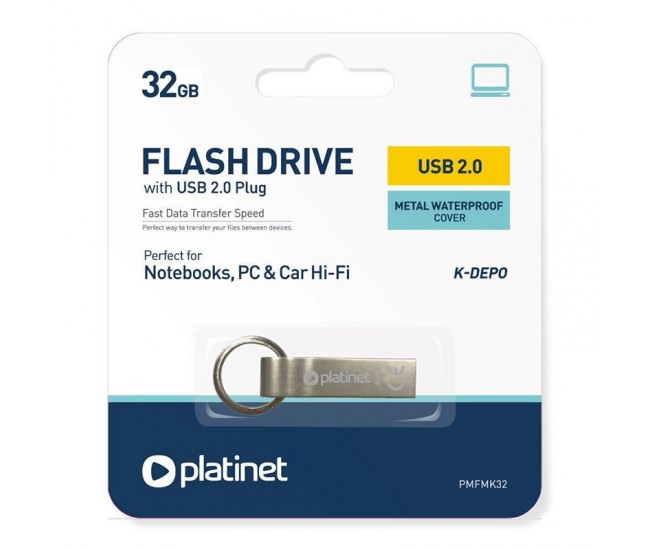 FLASH DRIVE USB K-DEPO 32GB PLATINET 