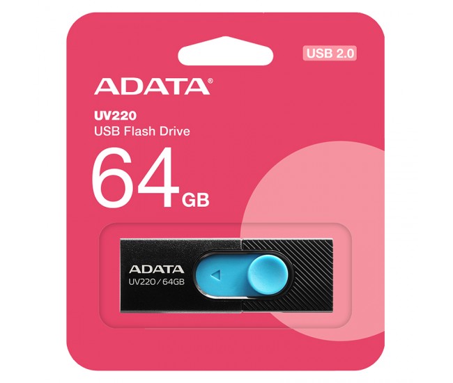 FLASH DRIVE USB 2.0 64GB UV220 ADATA 