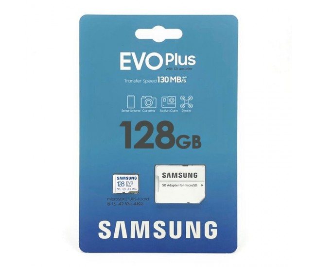 MICRO SD CARD 128GB UHS-1 EVO PLUS SAMSUNG 