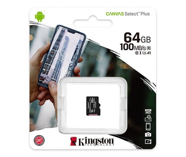 MICRO SD CARD 64GB CLASS 10 KINGSTON 