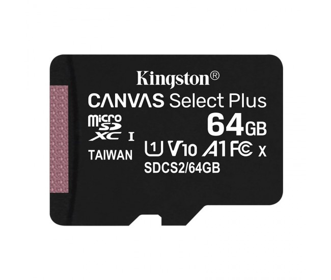 MICRO SD CARD 64GB CLASS 10 KINGSTON 