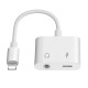 ADAPTOR SMARTPHONE LIGHTNING - 3.5MM AUX PLATINET 