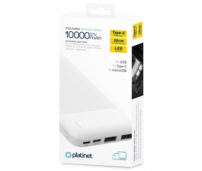 POWERBANK 10000MAH PLATINET 