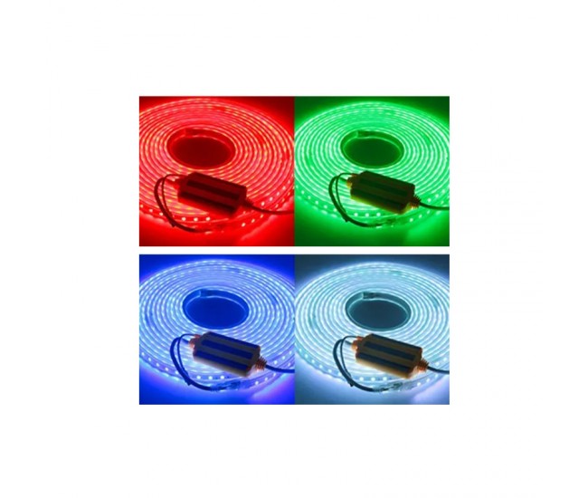 CONTROLER SI TELECOMANDA BANDA LED FLEXIBILA 10MM RGB 