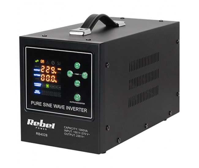 UPS CENTRALE TERMICE SINUS PUR 1000VA 700W 12V REBEL 