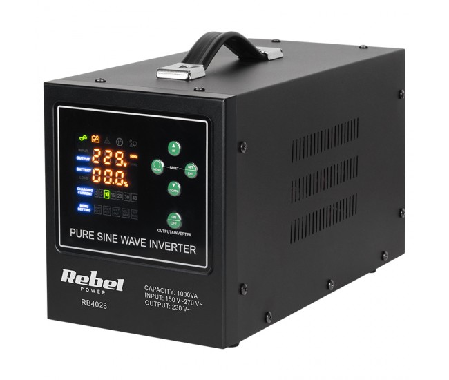 UPS CENTRALE TERMICE SINUS PUR 1000VA 700W 12V REBEL 