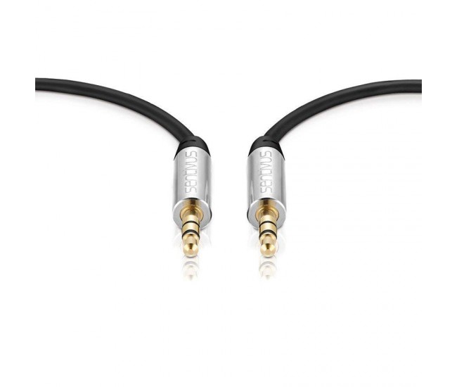 CABLU AUDIO 3.5 TATA - TATA 0.5M SENTIVUS 