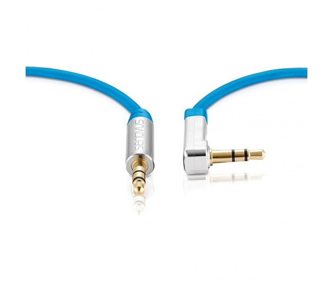 CABLU AUDIO 3.5 TATA - TATA 0.25M 90 SENTIVUS 