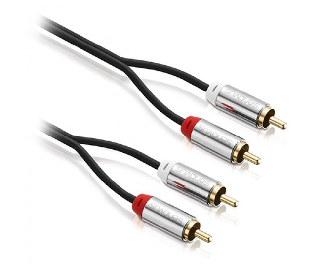 CABLU AUDIO 2XRCA TATA - 2XRCA TATA 1.5M SENTIVUS 