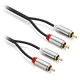 CABLU AUDIO 2XRCA TATA - 2XRCA TATA 1.5M SENTIVUS 