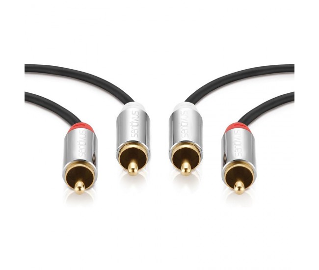 CABLU AUDIO 2XRCA TATA - 2XRCA TATA 1.5M SENTIVUS 