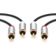 CABLU AUDIO 2XRCA TATA - 2XRCA TATA 1.5M SENTIVUS 