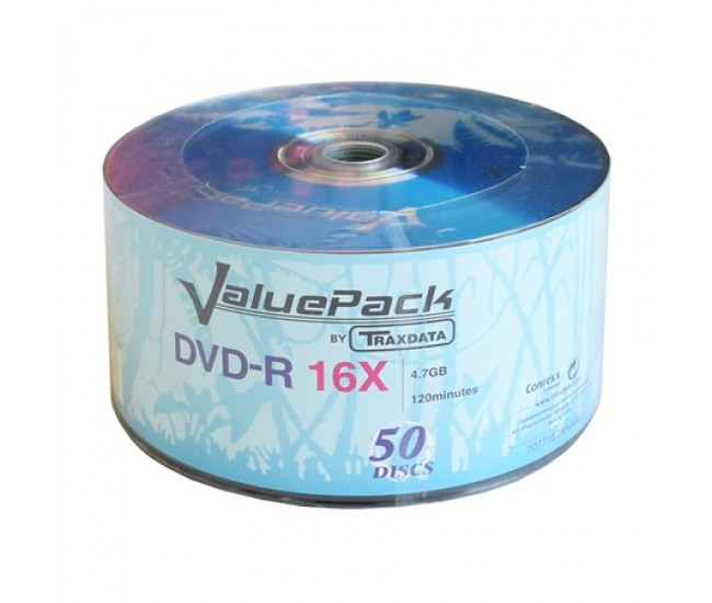 DVD-R 4.7GB 16X SET 50 BUC TRAXDATA 