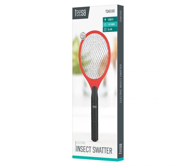 PALETA ELECTRICA SWATTER ANTI-INSECTE TEESA 