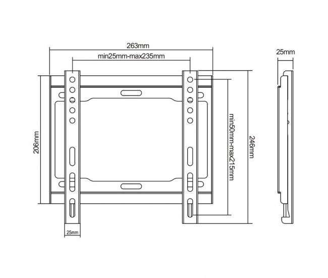 SUPORT UNIVERSAL LED TV 13 inch-42 inch 