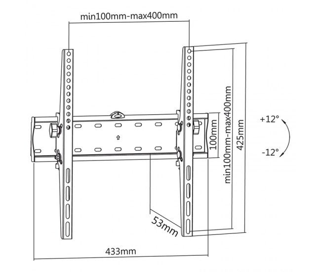 SUPORT UNIVERSAL LED TV 32-55 INCH 