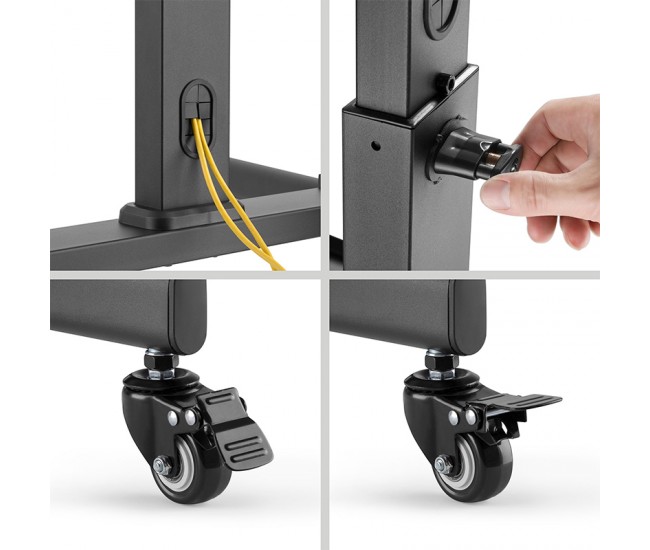 SUPORT TV STAND MOBIL 32-55 INCH 35KG CABLETECH 