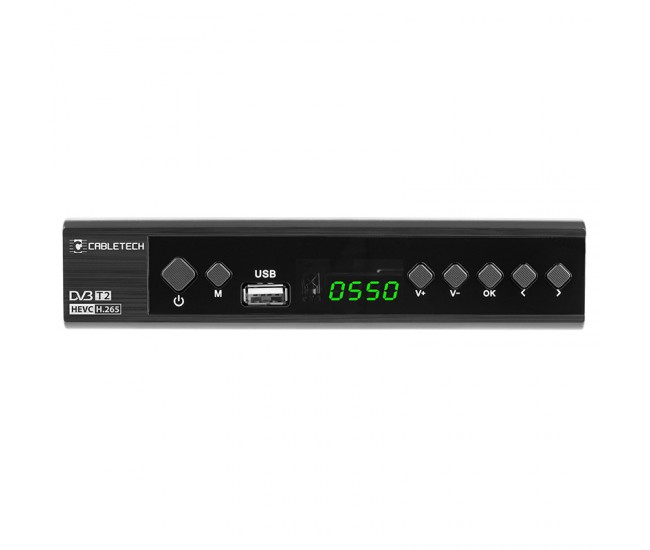 TUNER DIGITAL TERESTRU / CABLU DVB-T2/C H.265 CABLETECH 