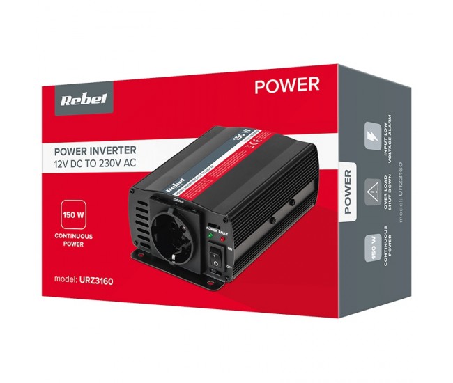 INVERTOR 12V 230V 150W REBEL 