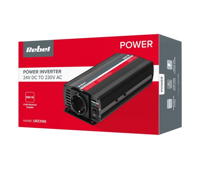 INVERTOR 24V 230V 500W REBEL 