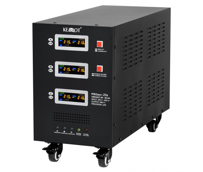 STABILIZATOR SERVOMOTOR TRIFAZAT 20KVA PROAVR-20K KEMOT 