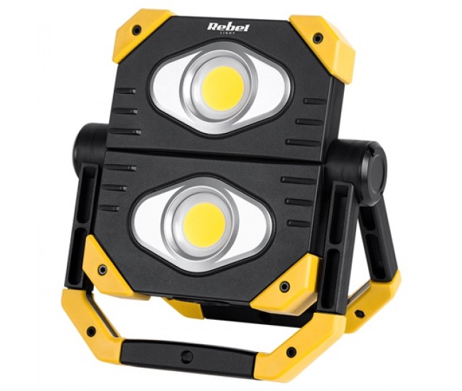 REFLECTOR LED 2X 9.5W COB ACUMULATOR 3.7V 5AH REBEL 