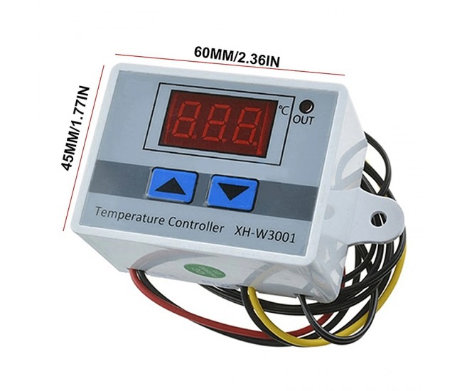 TERMOSTAT LCD TEMPERATURA XH-W3001 230V 