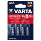 BATERIE ALCALINA LR03 MAX POWER VARTA BLISTER 4 BUC 