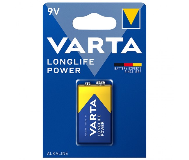 BATERIE ALCALINA 9V VARTA BLISTER 