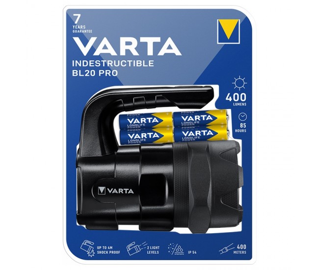 LANTERNA BL20 PRO INDESTRUCTIBLE VARTA 