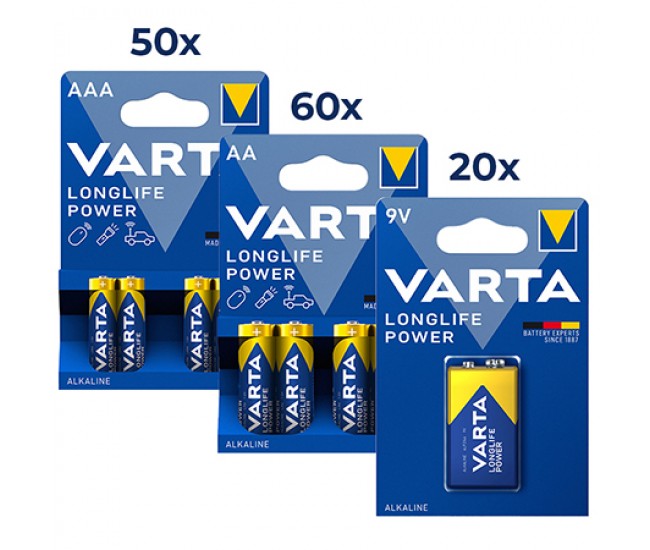 PACHET PROMO 50 4903 + 60 4906 + 20 4922 VARTA 