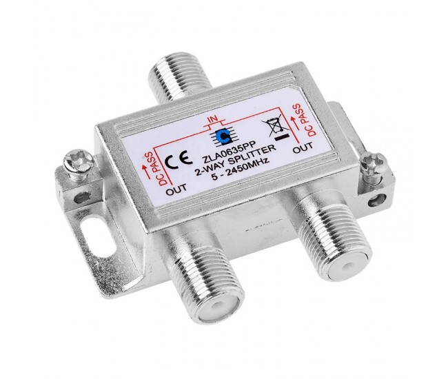 SPLITTER 2 CAI 5-2450MHZ POWER PASS 