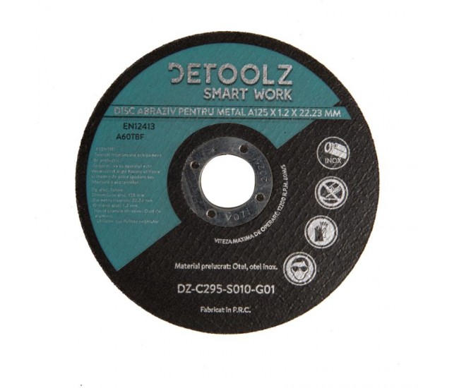 Set disc abraziv pentru metal 125 mm (10/set)