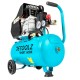 Compresor detoolz 24l cu ulei, 1500 w, debit 160l/min, 8 bar, 2 prize de aer