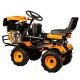 Mini tractor detoolz, 17cp, 530cc, motor pe motorina 4t, 4x4, 4 viteze, pornire electrica, 2 cutii de viteze